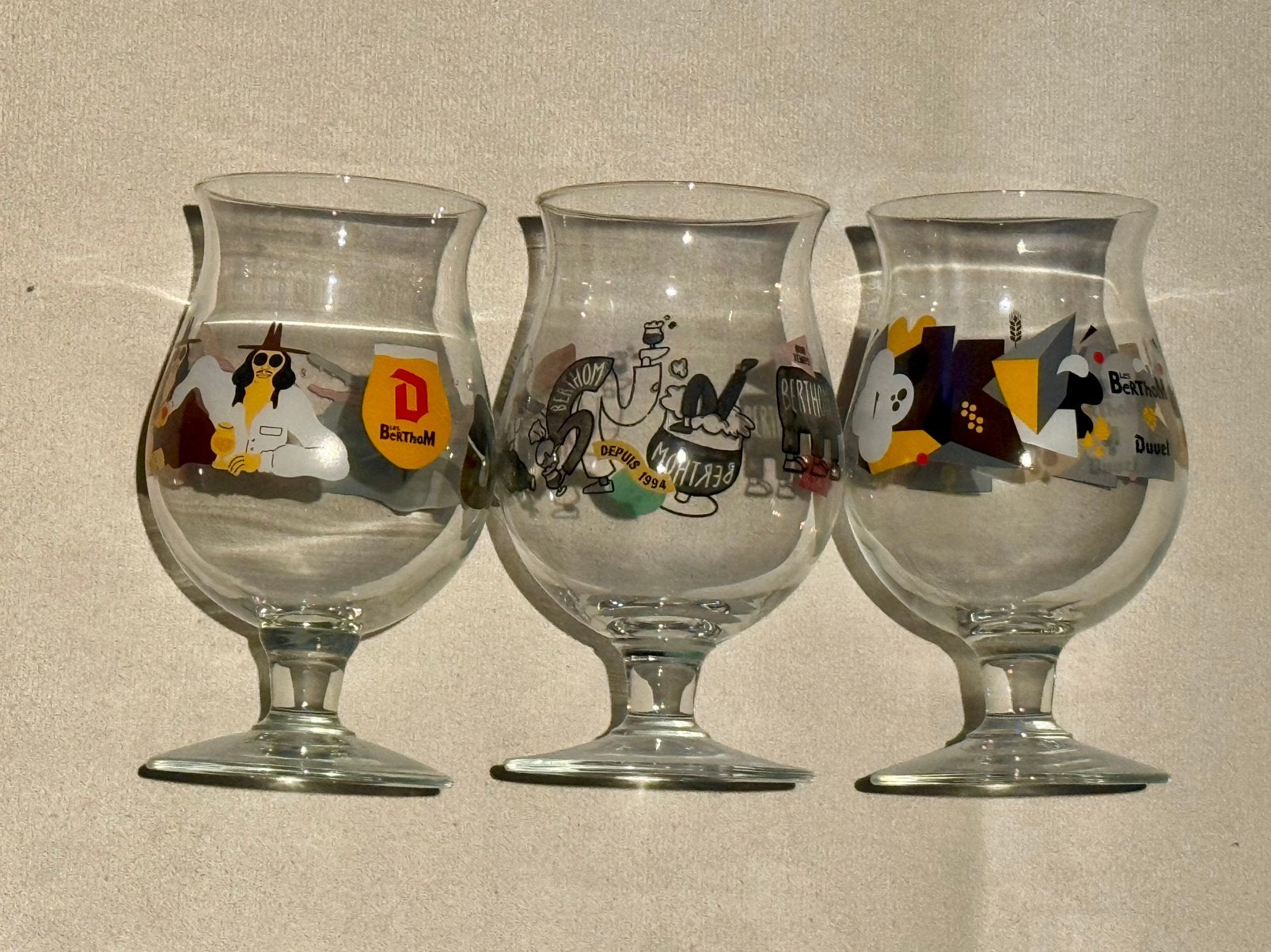 Duvel - Les Berthom, Ophalen of Verzenden, Nieuw, Glas of Glazen, Duvel