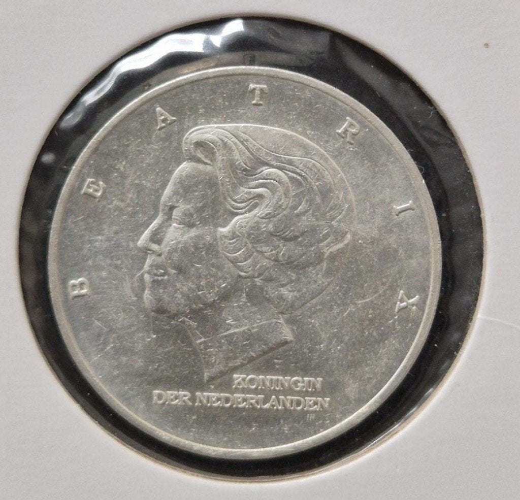 10 gulden 1997 George C  Marshall zilver, Verzenden, Koningin Beatrix, Zilver, Losse munt