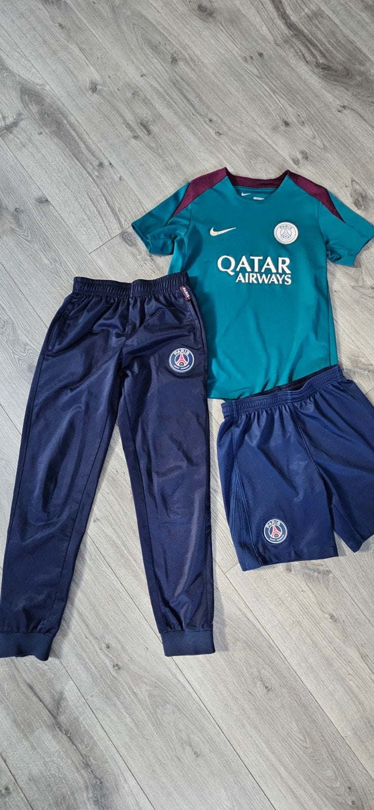 Paris Sain germain pakje, Sport en Fitness, Maat XS of kleiner, Ophalen of Verzenden, Gebruikt, Trainingspak