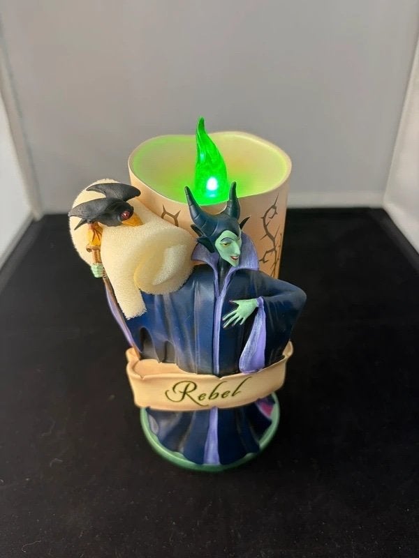 Disney Maleficent Magic & Mayhem LED kaars Bradford Exchange, Ophalen of Verzenden, Overige figuren, Beeldje of Figuurtje