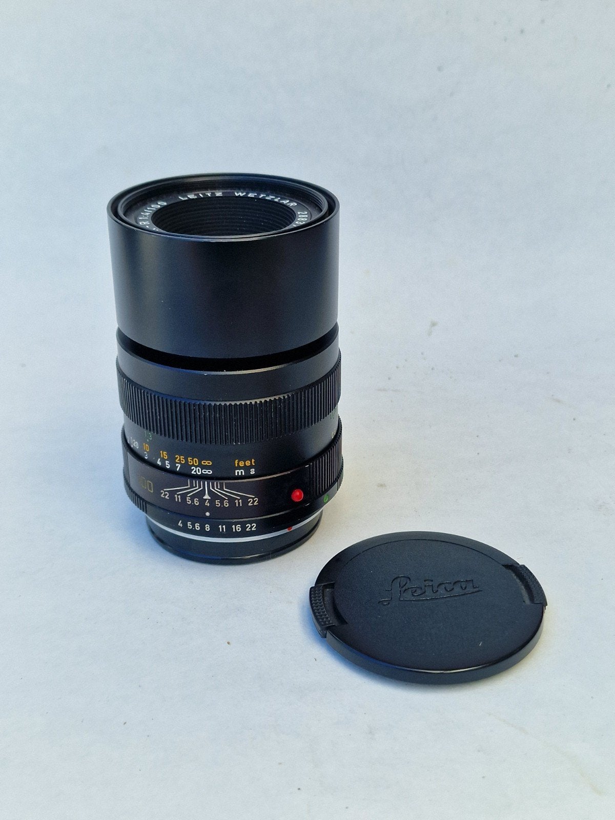 Leitz / Leica R macro - Elmar 4.0 100mm, Ophalen of Verzenden, Zo goed als nieuw, Macrolens