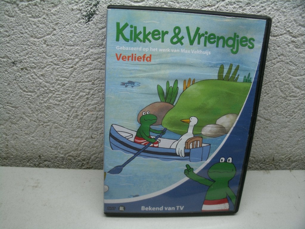 dvd 157k kikker en vriendjes verliefd, Alle leeftijden, Ophalen of Verzenden, Zo goed als nieuw