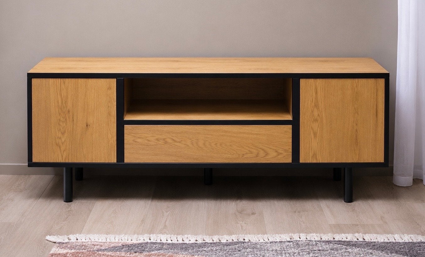 JYSK TV kast zo goed als nieuw, Huis en Inrichting, Kasten | Televisiemeubels, Ophalen, 100 tot 150 cm, Zo goed als nieuw, Minder dan 100 cm