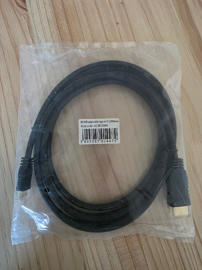 Hdmi mini cable naar USB c, Ophalen of Verzenden, Nieuw, Minder dan 2 meter, HDMI-kabel