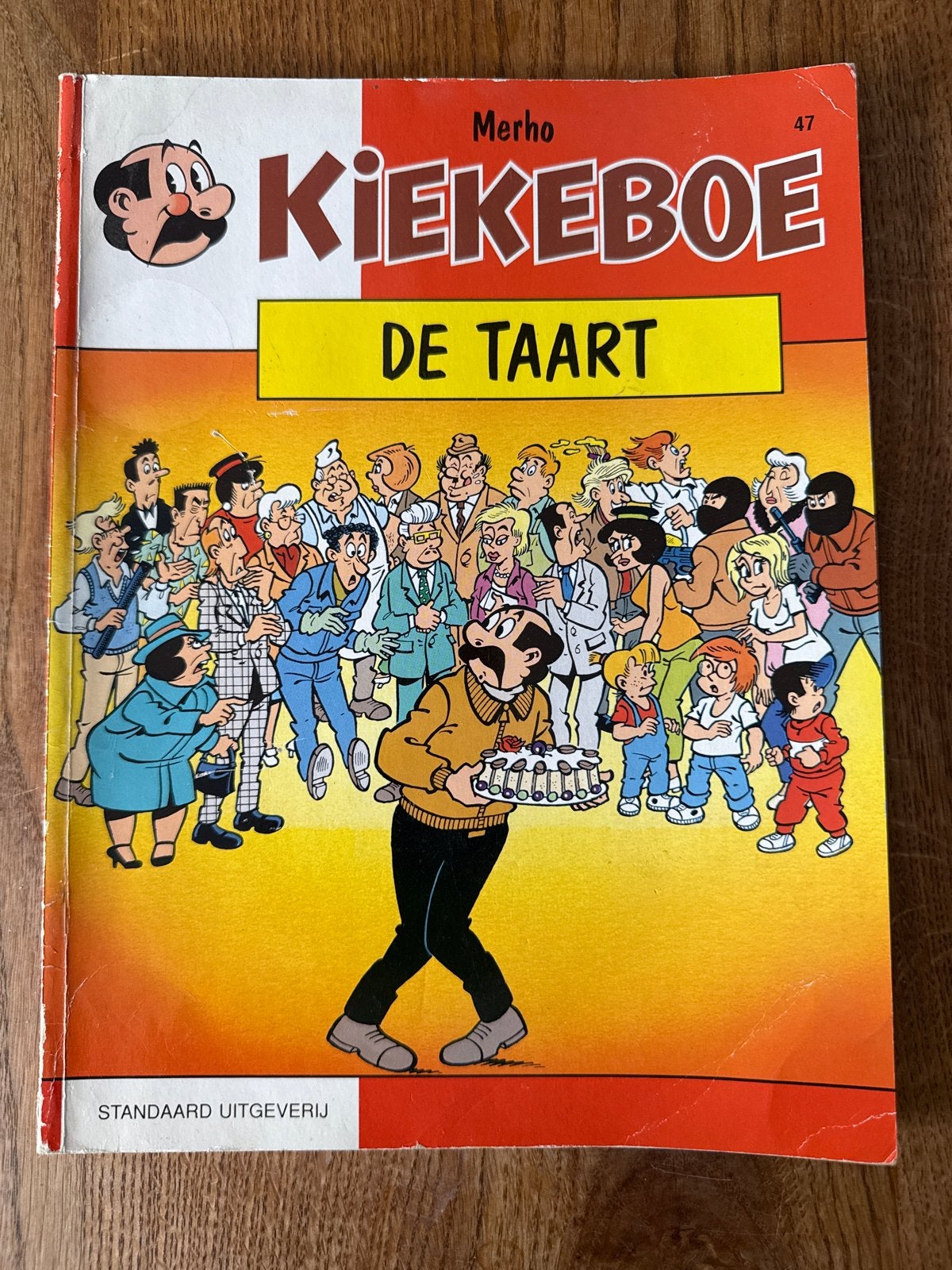 Kiekeboe - De Taart (nr. 47) - Merho - Standaard Uitgeverij, Eén stripboek, Ophalen of Verzenden, Gelezen