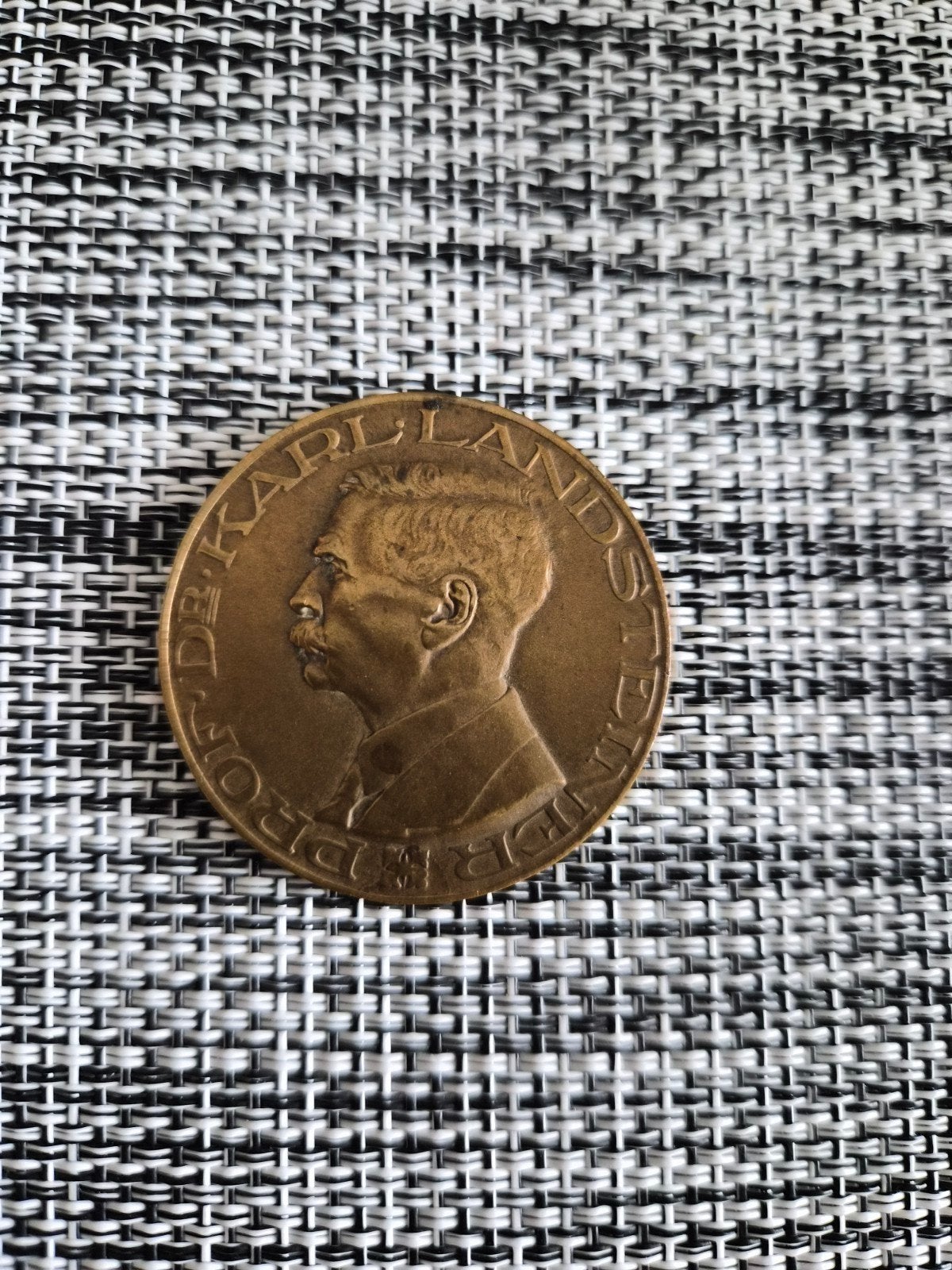 Dr. Karl Landsteiner Medaille - Rode Kruis, Postzegels en Munten, Penningen en Medailles, Ophalen, Brons, Nederland