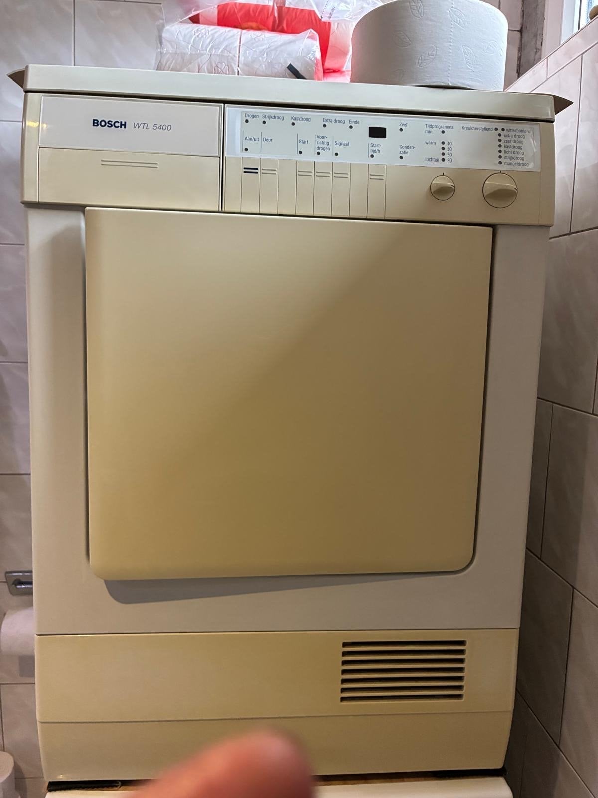 Bosch WTL 5400 Condensdroger - Betrouwbaar en Functioneel, Ophalen, 6 tot 8 kg, Gebruikt, Voorlader