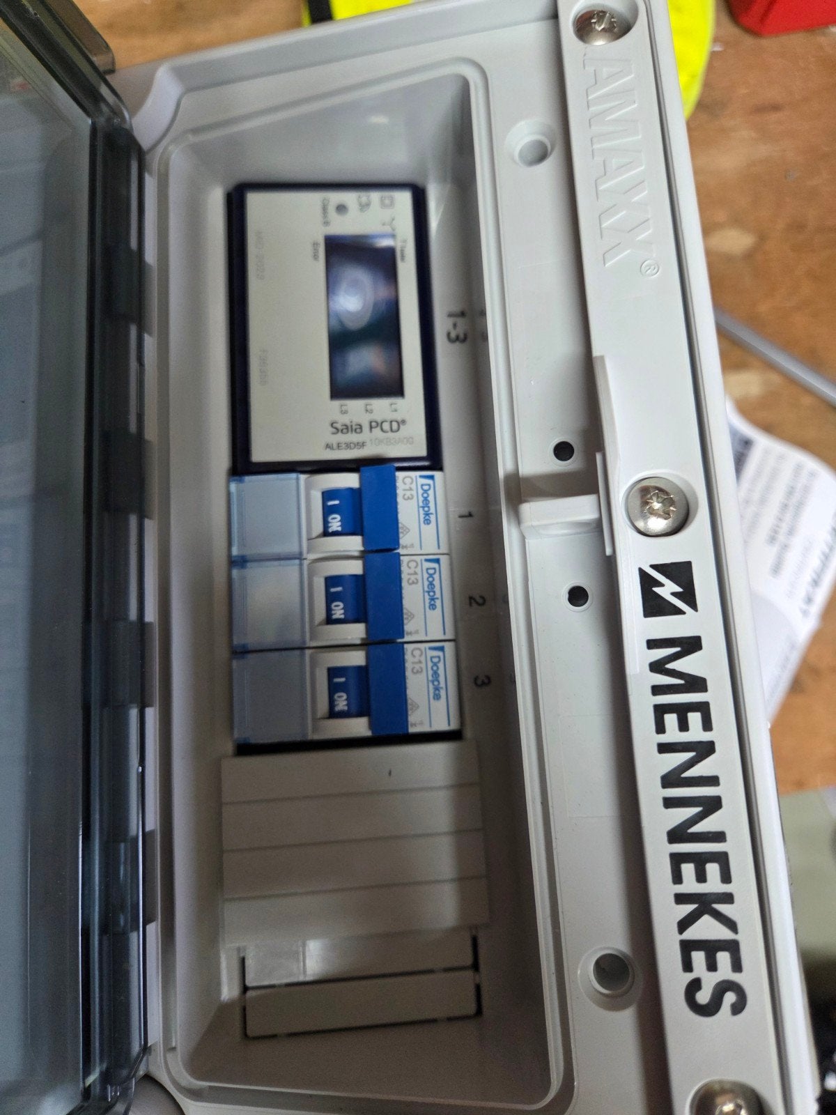 Mennekes AMAXX Groepenkast met Saia PCD en Doepke automaten, Ophalen of Verzenden, Gebruikt, Overige merken, Groepenkast
