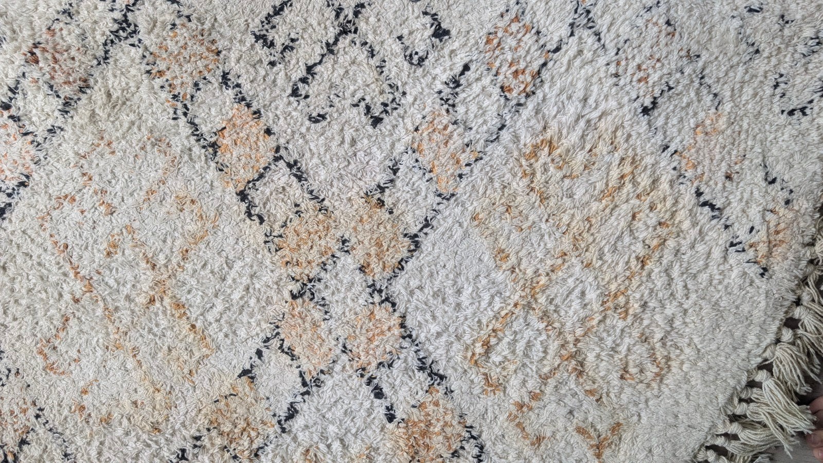 vloerkleed Rond By-Boo 200x200 cm,, Huis en Inrichting, Stoffering | Tapijten en Kleden, Ophalen, Gebruikt, Bohemian, Modern, 150 tot 200 cm