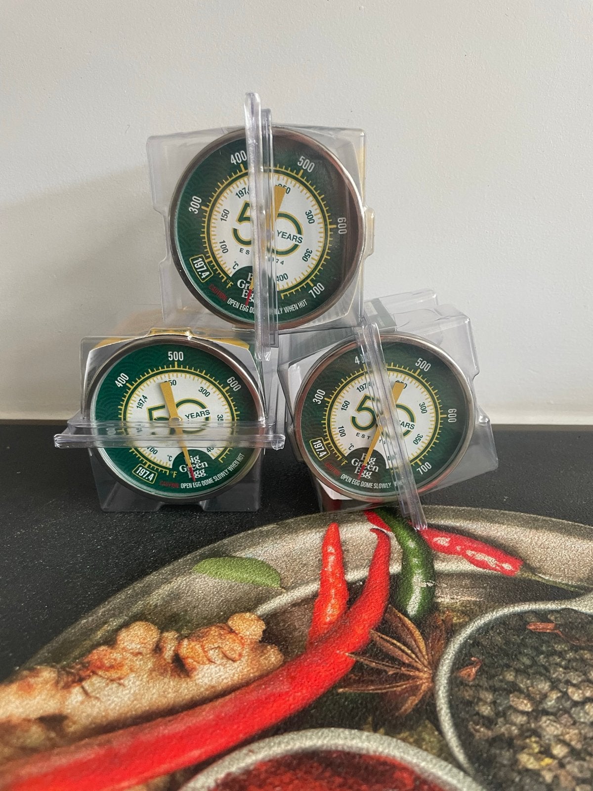 Big Green Egg Special Edition Thermometer 8cm, Ophalen of Verzenden, Nieuw