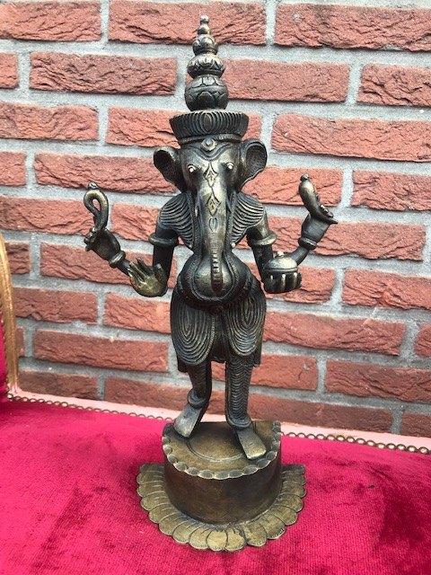 bijzonder bronzen beeld van Ganesha, god der wijsheid, Ophalen of Verzenden, Brons