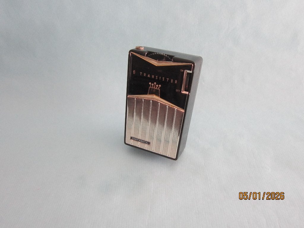 Continental 6 Transistor Radio Model TR-682 Made in USA, Ophalen of Verzenden