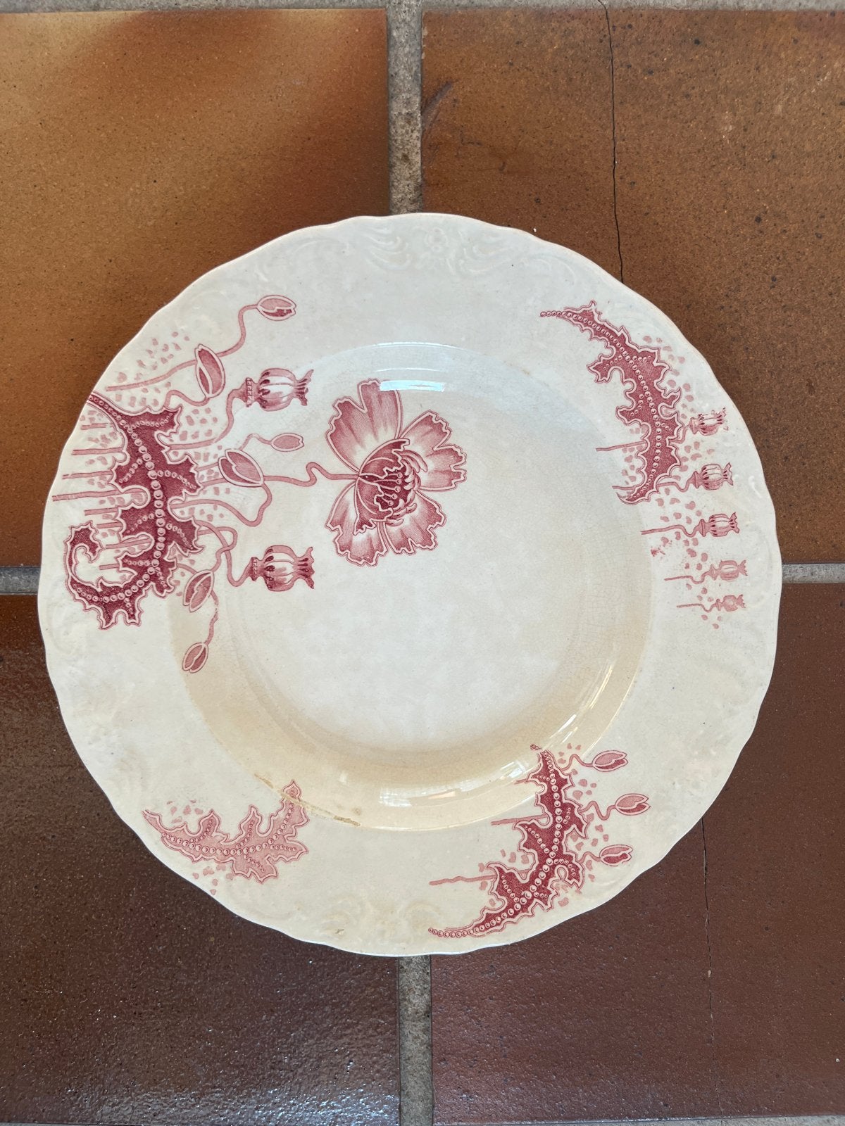 Antiek Société Céramique Bord Art Nouveau – Morphee, Ophalen