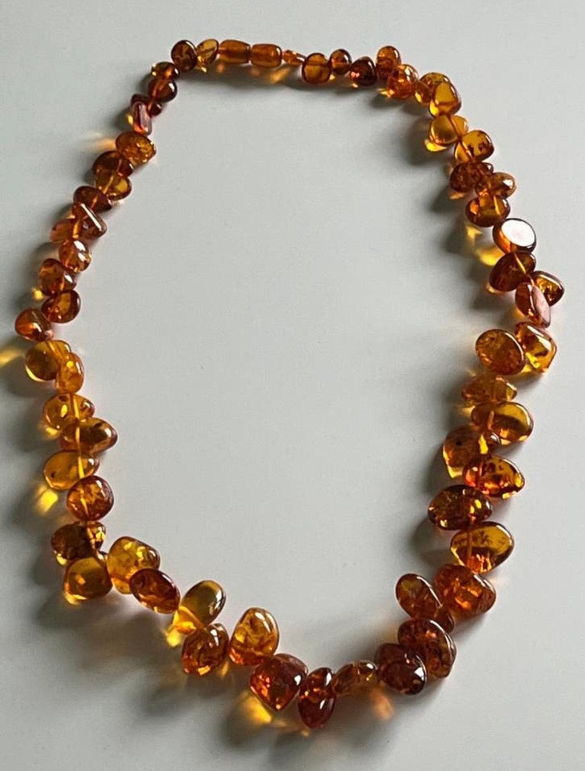 Vintage Baltische Barnsteen ketting, Sieraden, Tassen en Uiterlijk, Ophalen of Verzenden, Zo goed als nieuw, Steen of Mineraal