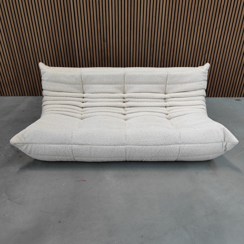Ligne Roset Togo Driezits | Beige Boucle, Ophalen of Verzenden