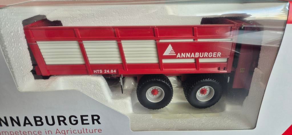 Annaburger HTS 24.04 ros past bij wiking britains weise, Hobby en Vrije tijd, Modelauto's | 1:32, Ophalen of Verzenden, Nieuw