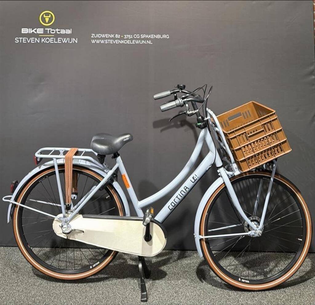 Cortina U4 3 versn. met Terugtraprem, Fietsen en Brommers, Fietsen | Dames | Damesfietsen, Gebruikt, Overige merken, Versnellingen