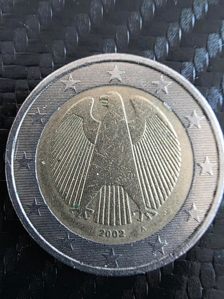 Duitse 2 euro munt uit 2002, met de letter "A"., Postzegels en Munten, Munten | Europa | Euromunten, Ophalen of Verzenden, Duitsland
