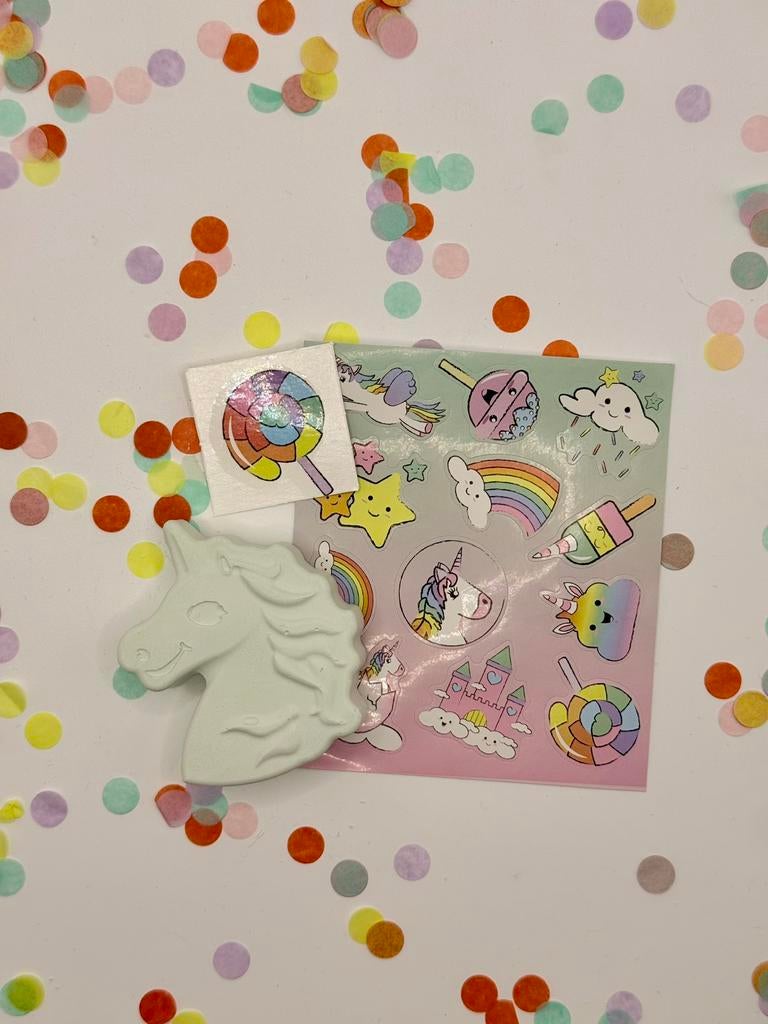 Eenhoorn / Unicorn traktatie, Ophalen of Verzenden, Zo goed als nieuw, Feestartikel, Verjaardag