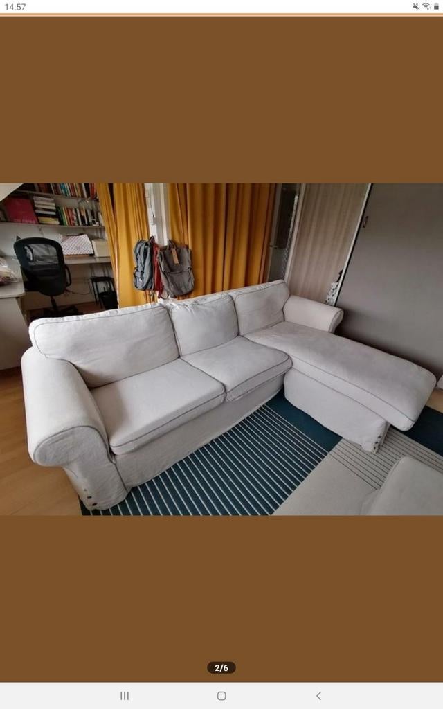 Ikea loungebank, Ophalen, Gebruikt