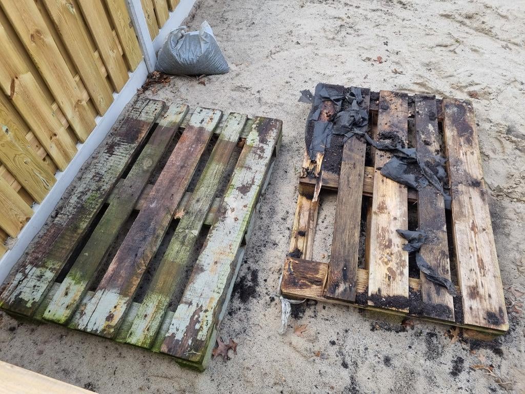 Gebruikte euro pallets, Ophalen
