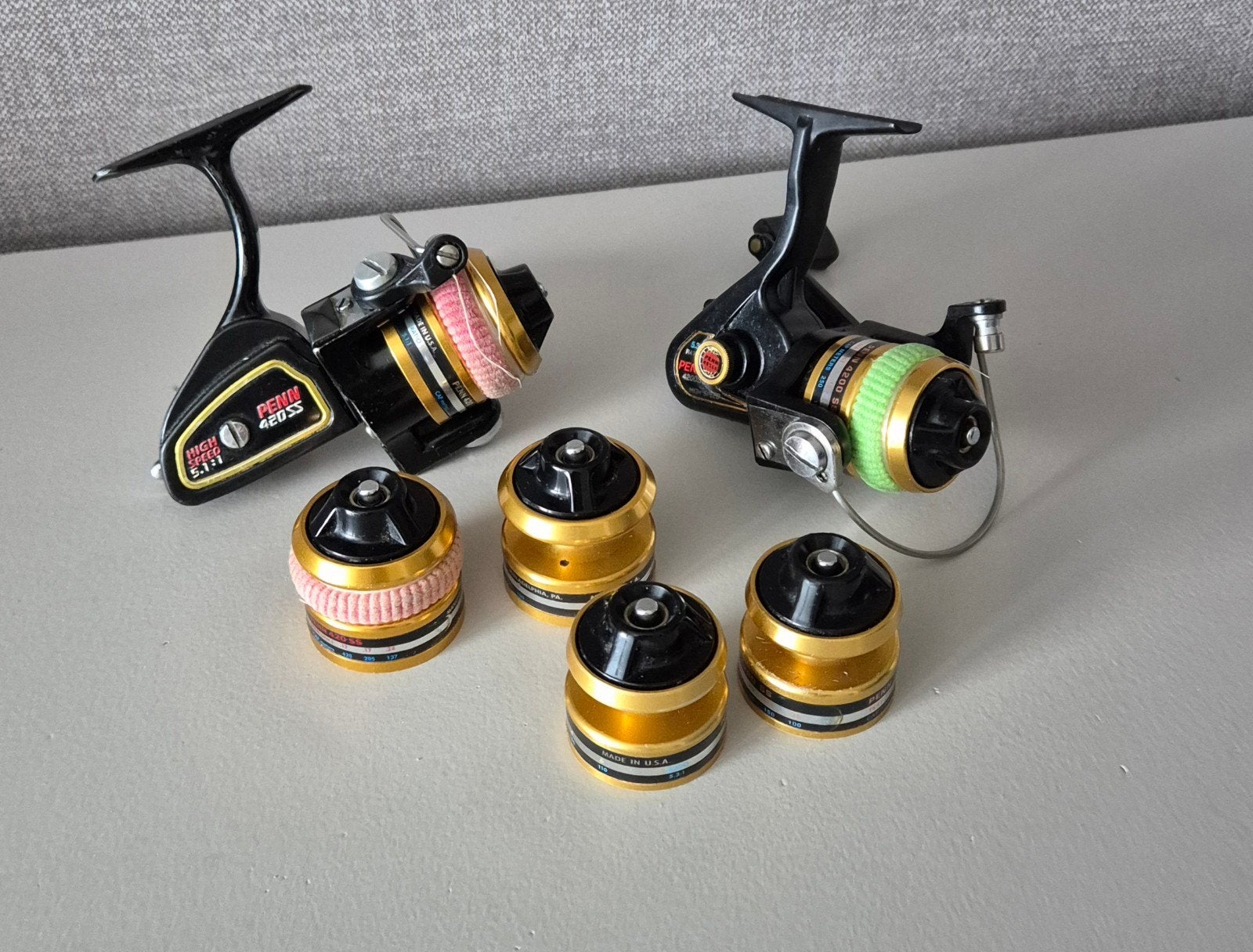 werpmolens PENN 420SS en 4200SS, Watersport en Boten, Ophalen of Verzenden, Gebruikt, Molen