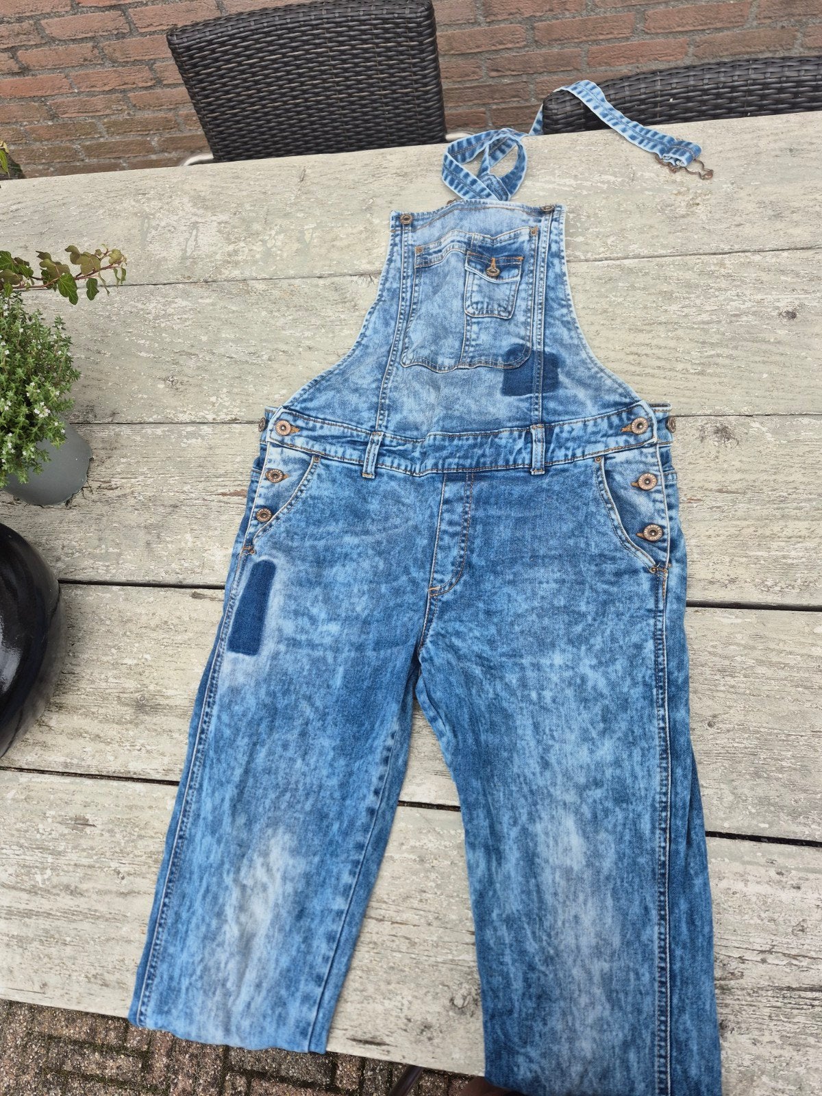 Cars jeans  tuinbroek maat L, Ophalen of Verzenden, Gedragen, Blauw, W28 - W29 (confectie 36)