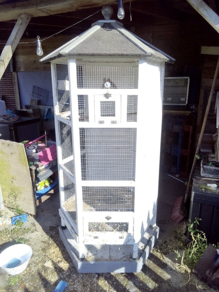 vogelkooi vogel volière, Dieren en Toebehoren, Ophalen, Gebruikt, Metaal, Vogelkooi