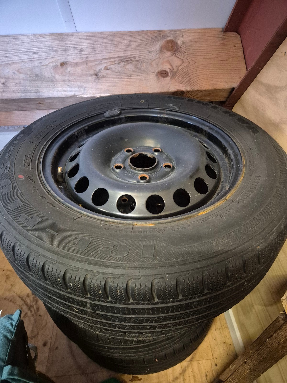 4 Stalen velgen voor VW Golf 5, Ophalen, Gebruikt, Velg(en), Winterbanden