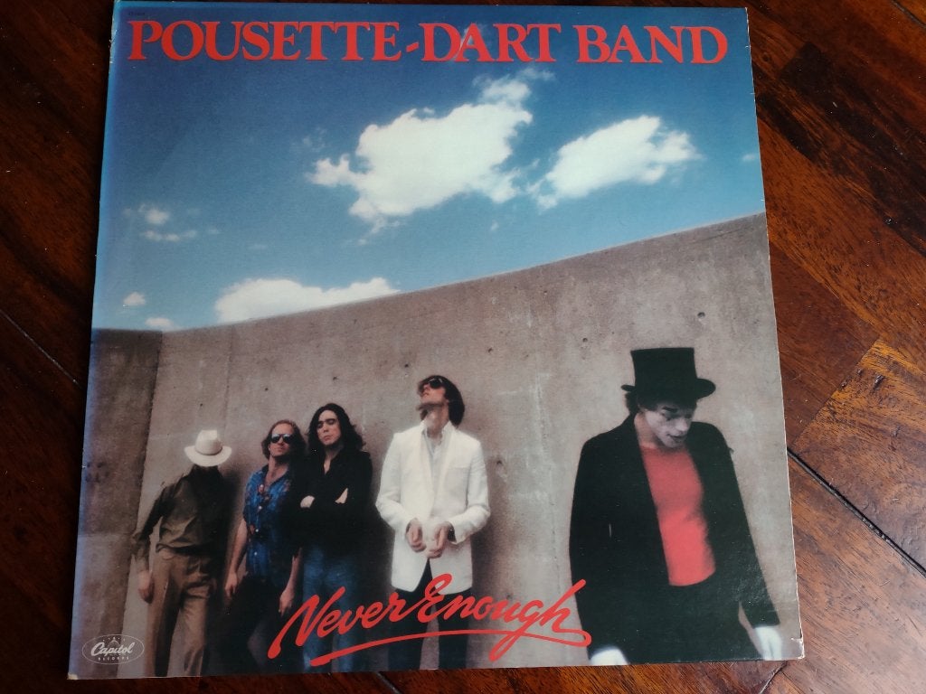LP - Pousette - Dart Band - Never enough, Ophalen of Verzenden, Zo goed als nieuw, 12 inch, Poprock