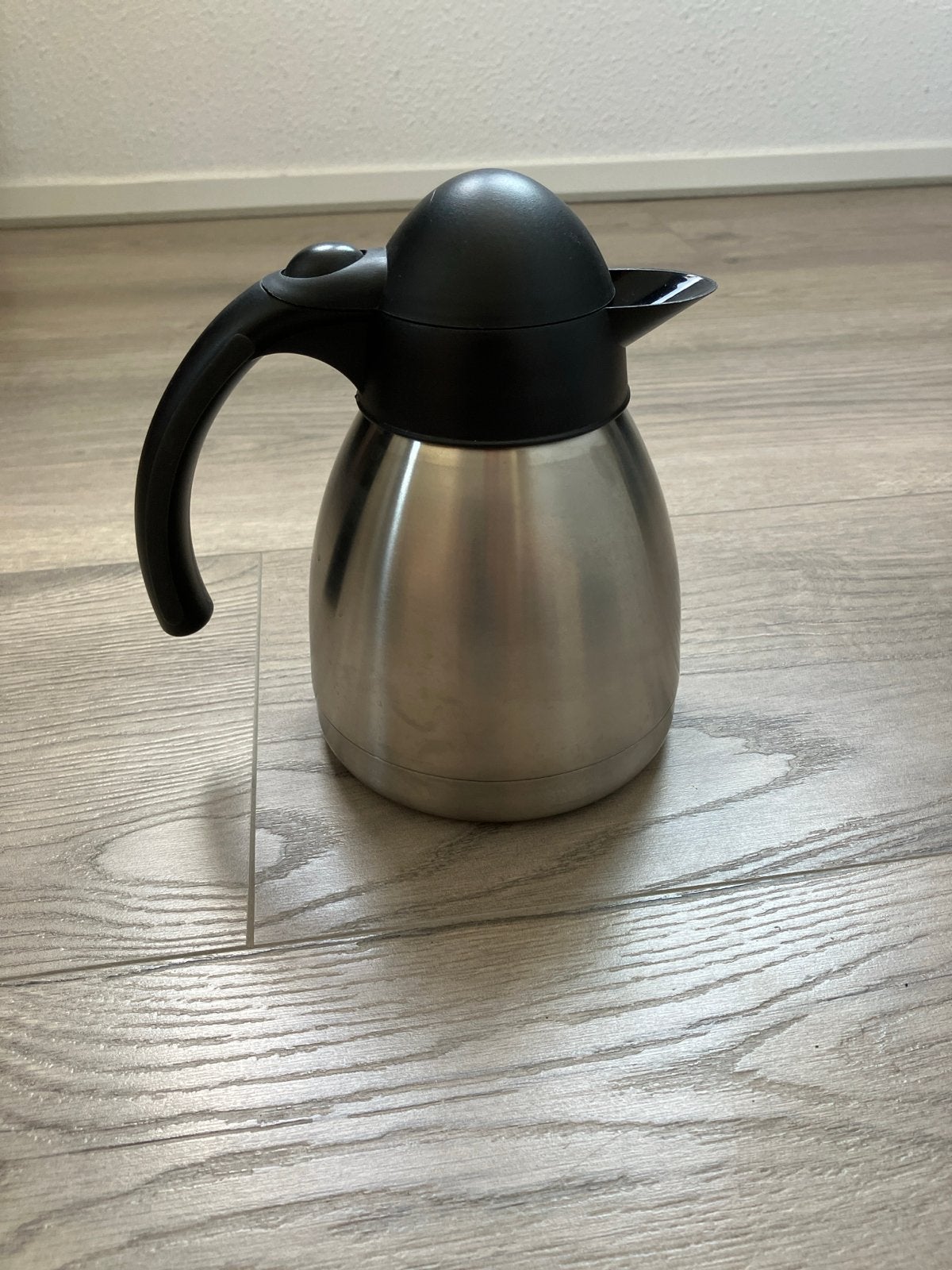 RVS Thermoskan - Houdt Drankjes Lang Warm/Koud, Zilver, Zo goed als nieuw, Metaal, Overige merken