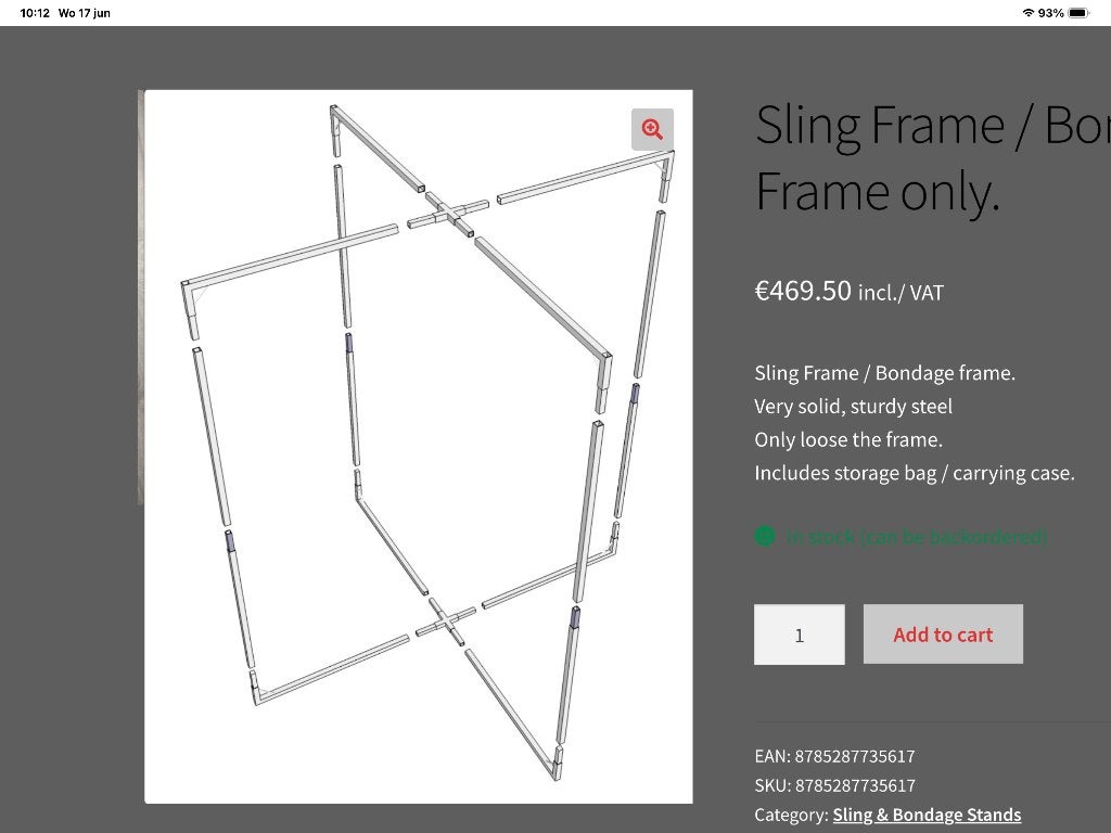 Slingframe merk steeltoy’s, Ophalen of Verzenden, Nieuw