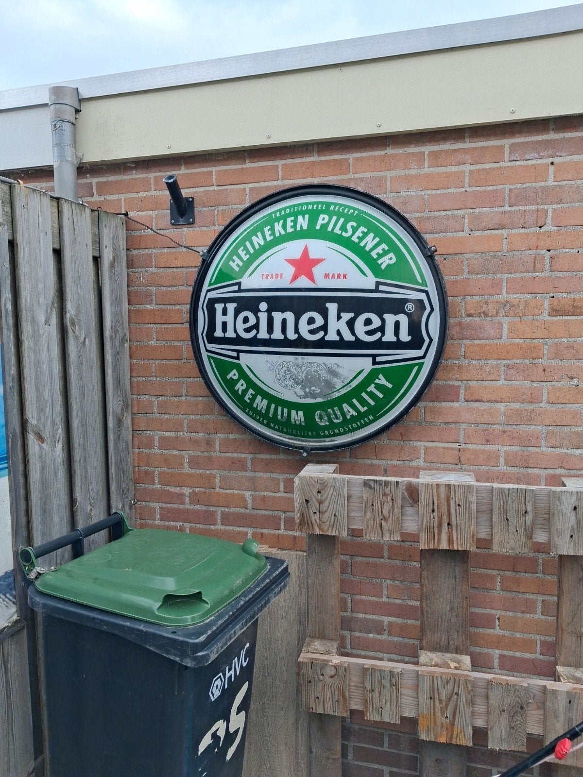 Heineken Lichtbak Reclamebord - Vintage Bier Reclame, Ophalen