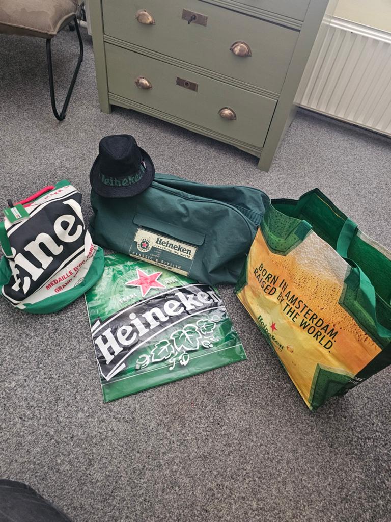 Heineken Reistas, hoedje, Badtas, Big Shopper en Plastictas, Ophalen of Verzenden, Nieuw, Shopper