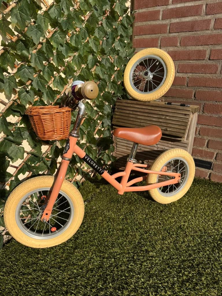 Driewieler & loopfiets in 1 van Veloretti, Fietsen en Brommers, Fietsen | Kinderfietsjes, Ophalen, Zo goed als nieuw, Minder dan 16 inch