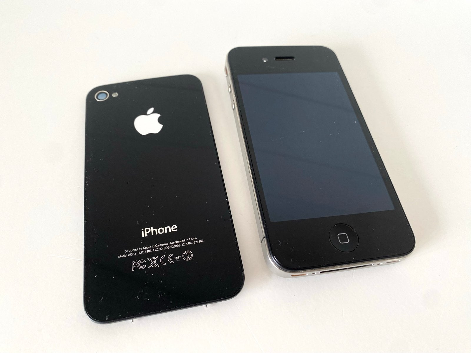 Apple iPhone 4 Zwart - Voor onderdelen of reparatie, Zwart, Ophalen of Verzenden, 64 GB, Niet werkend