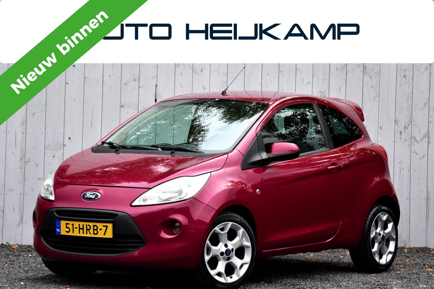 Ford Ka 1.2 Titanium | Airco | Distributieriem vervangen |, Stof, Gebruikt, 4 stoelen, Origineel Nederlands