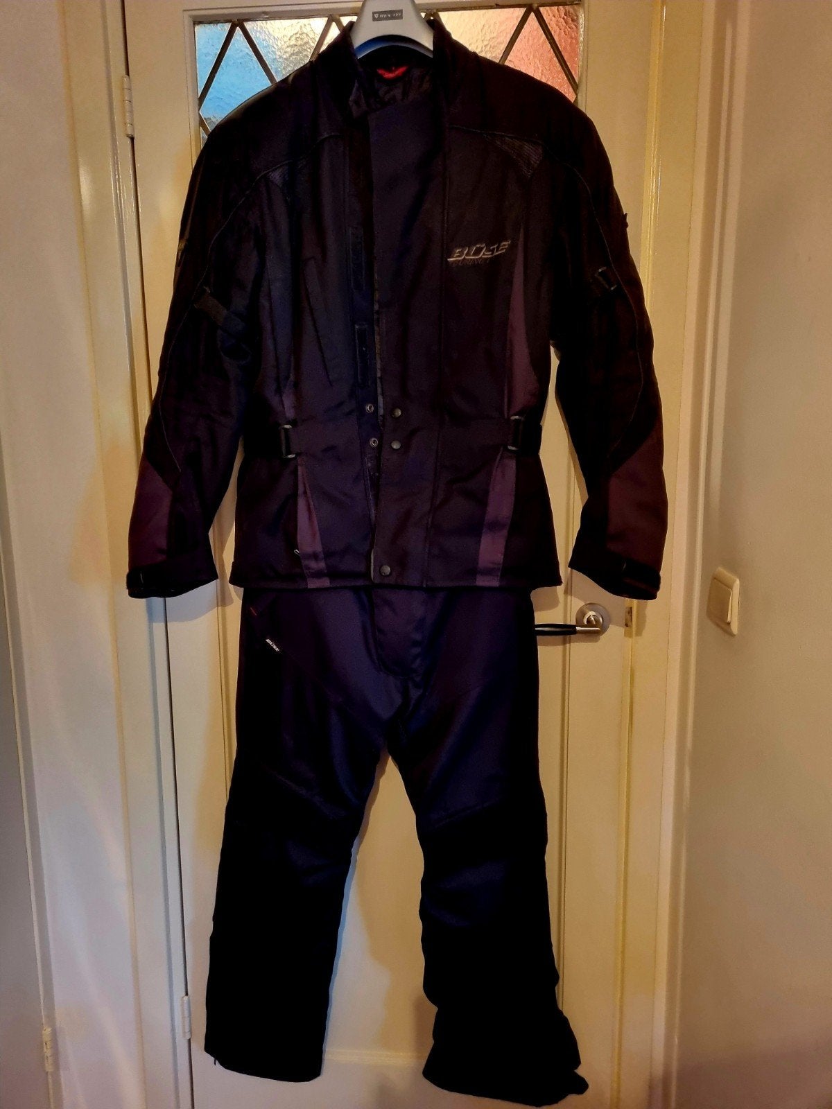 MOTORPAK MERK BÜSE JAS MT 52 BROEK MT 26 ZGAN +HANDSCHOENEN, Motoren, Combipak, Dames, Ophalen of Verzenden, Büse