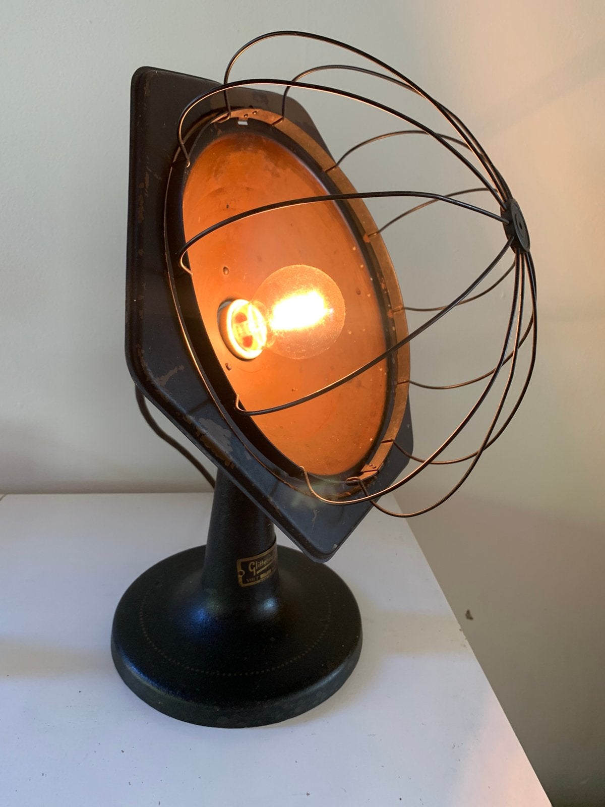 Stoere industriele lamp uit 1920, Antiek en Kunst, Ophalen of Verzenden