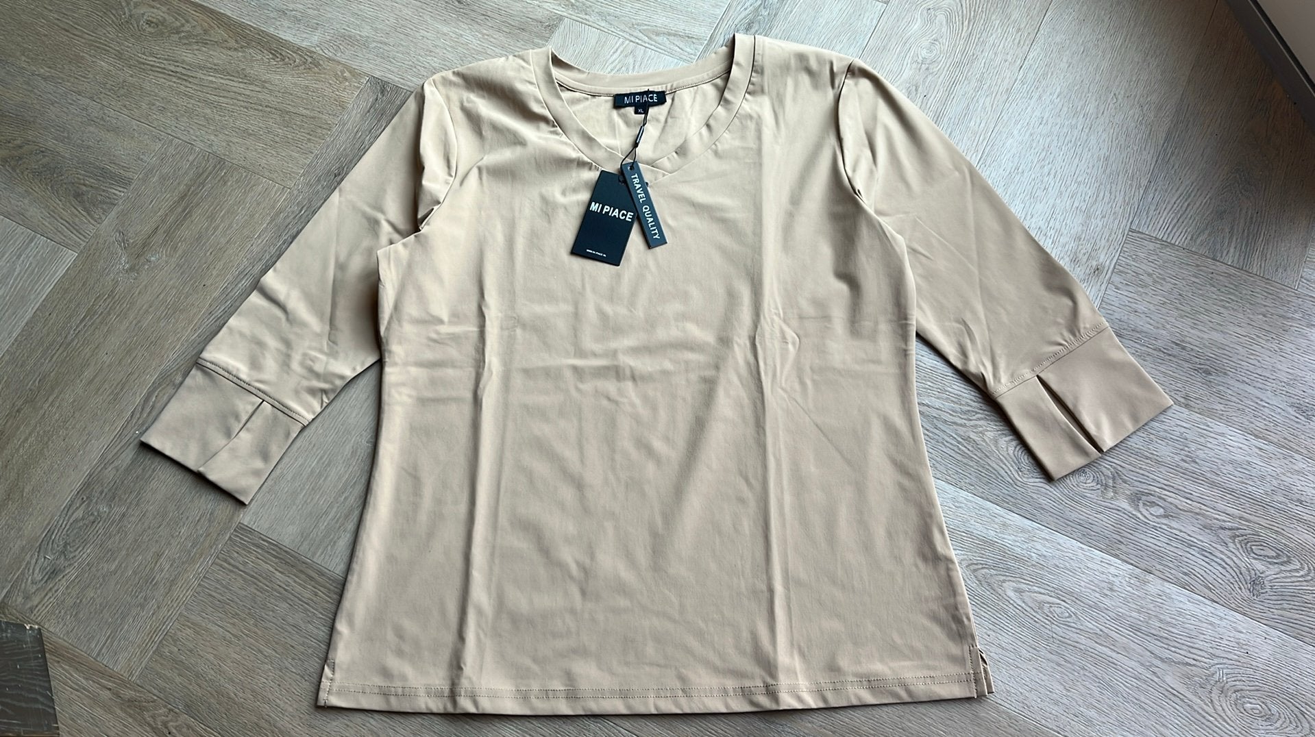 Dames shirt maat XL Mi Piace, Kleding | Dames, Beige, Maat 46/48 (XL) of groter, Nieuw, Ophalen of Verzenden