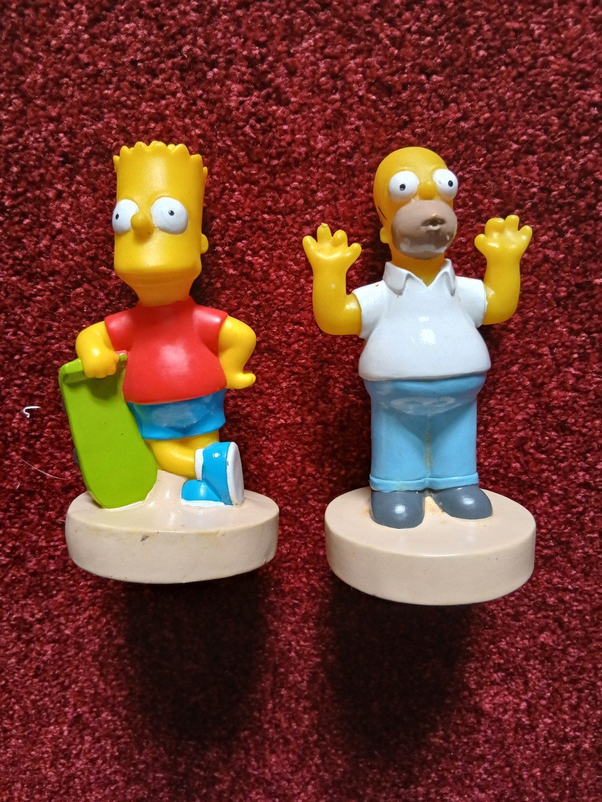 Bart & Homer Simpson figuurtjes, Verzamelen, Poppetjes en Figuurtjes, Ophalen of Verzenden