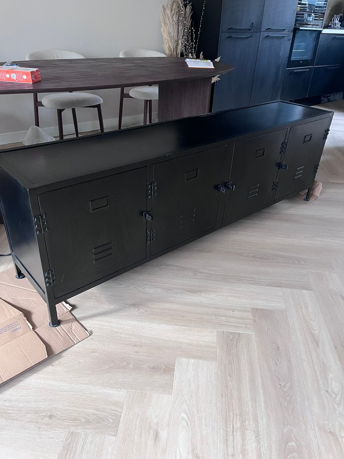 Tv meubel lockerkast Giga Meubel - 190x40x60 cm, Ophalen, 150 tot 200 cm, Zo goed als nieuw, Minder dan 100 cm