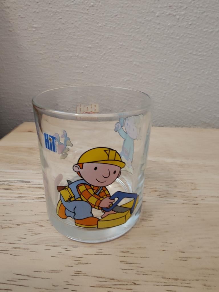 Bob de Bouwer drinkglas van Penotti, Verzenden, Zo goed als nieuw, Frisdrankglas