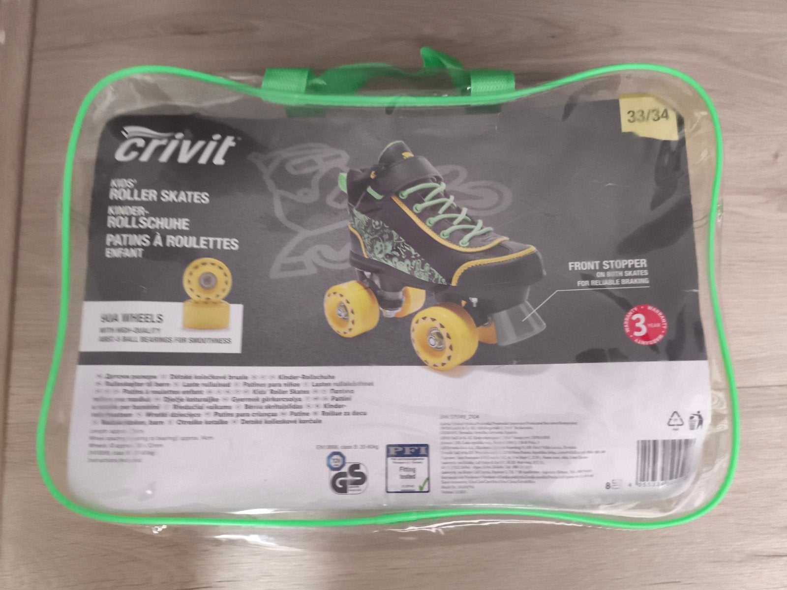 Crivit Kids Roller Skates - Maat 33/34 - Nieuw in verpakking, Ophalen, Nieuw, Kinderen