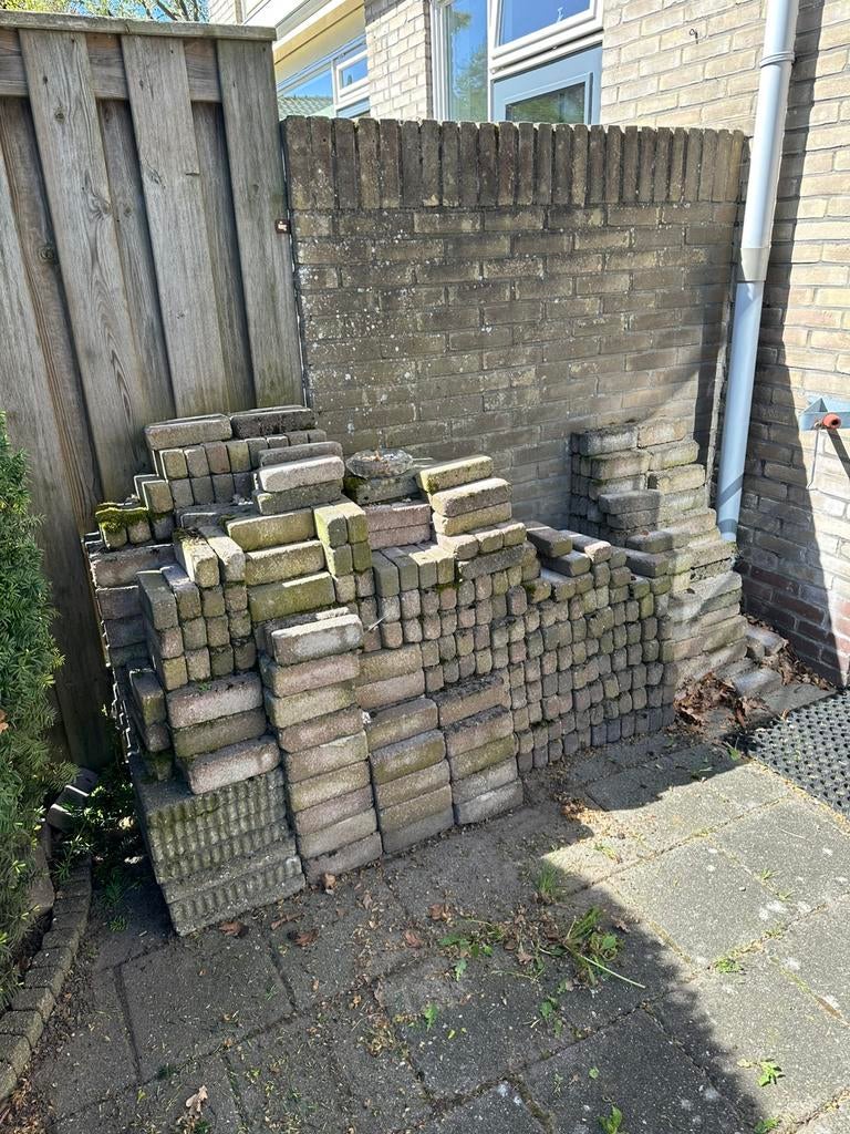 Tuin tegels/ klinkers, Tuin en Terras, Ophalen, Zo goed als nieuw, Beton, Klinkers