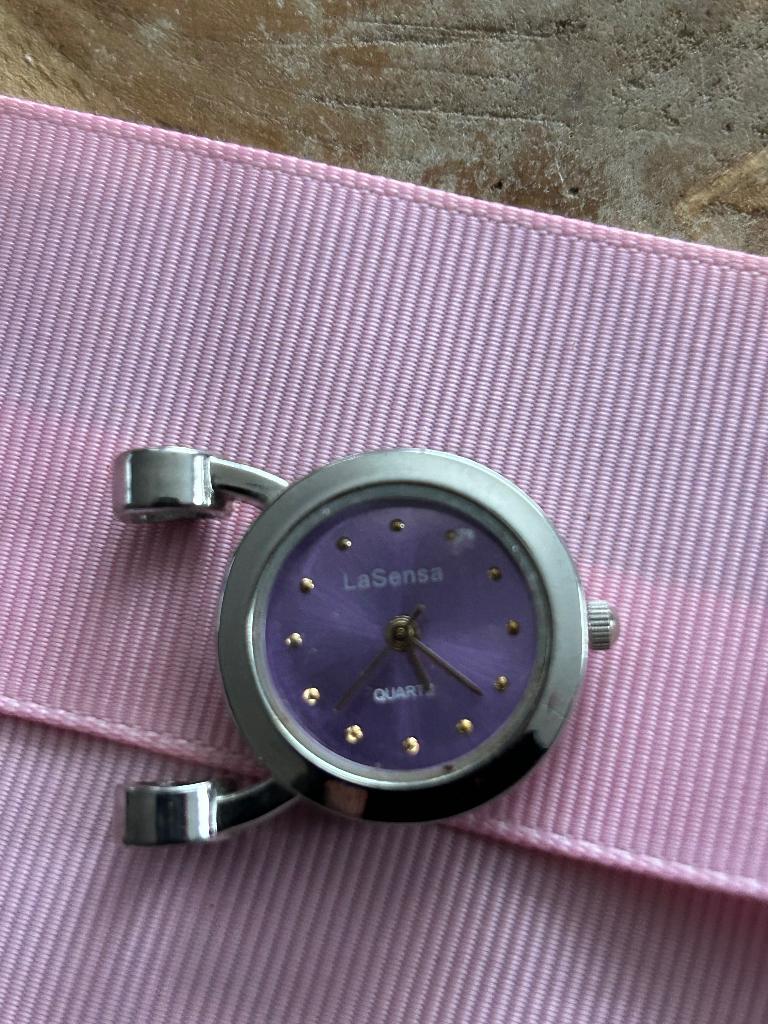 Horloge, lila . LaSensa kan om Pandora armband, Overige merken, Staal, Polshorloge, Ophalen of Verzenden