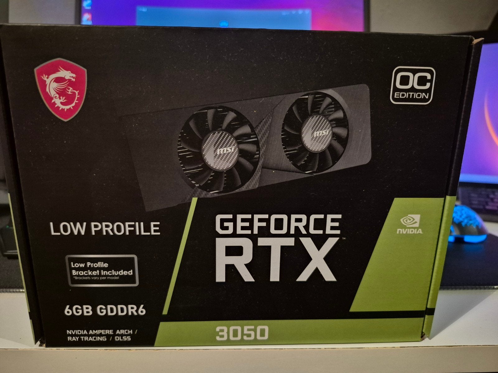 MSI GeForce RTX 3050 Low Profile 6GB GDDR6 Videokaart, Computers en Software, GDDR6, PCI-Express 4, Ophalen of Verzenden, Zo goed als nieuw