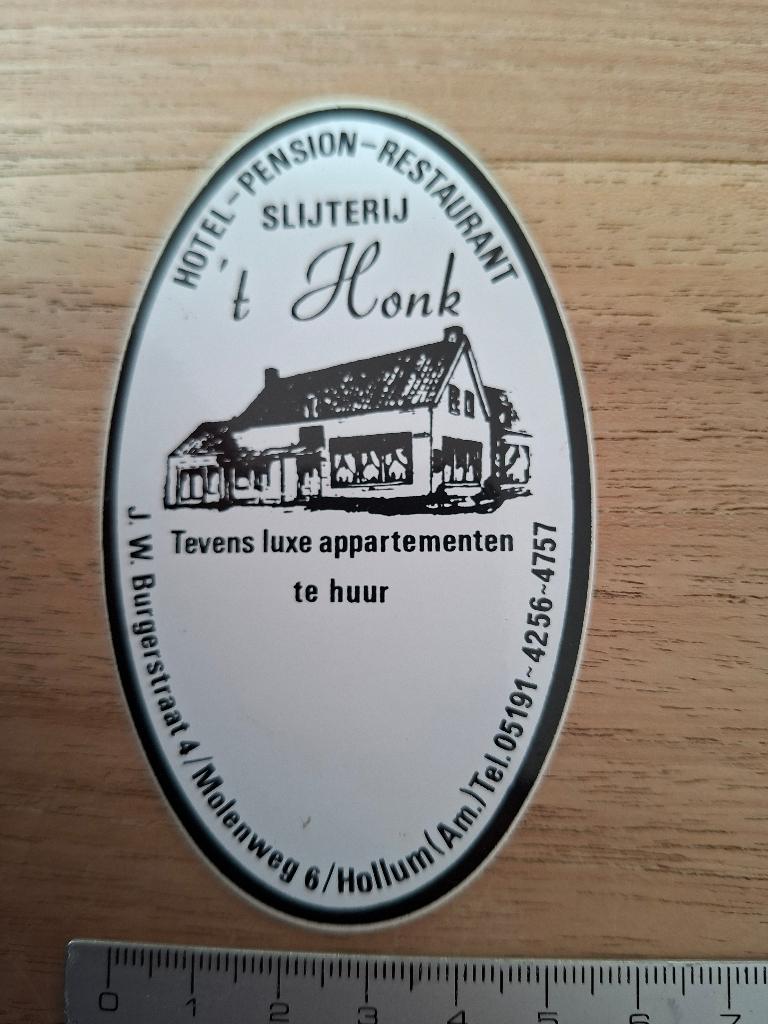 Sticker Hollum, Verzamelen, Ophalen of Verzenden, Zo goed als nieuw, Overige typen
