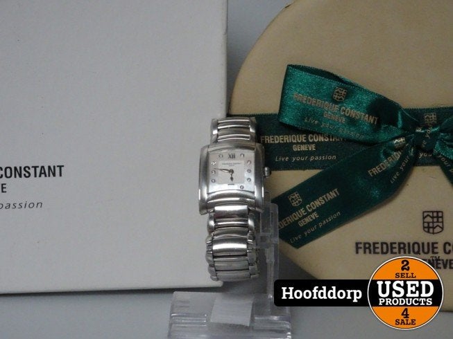 Frederique Constant Delight Carree | 10 Diamanten | Met doos, Flex Ltd., Gebruikt, https://flex.com/contact-us, Nobelstraat 10, 5807 GA Oostrum