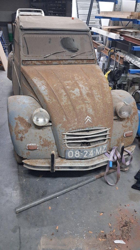 2cv schuur vondst, Auto's, Voorwielaandrijving, 2CV, Overige bekleding, Overige kleuren